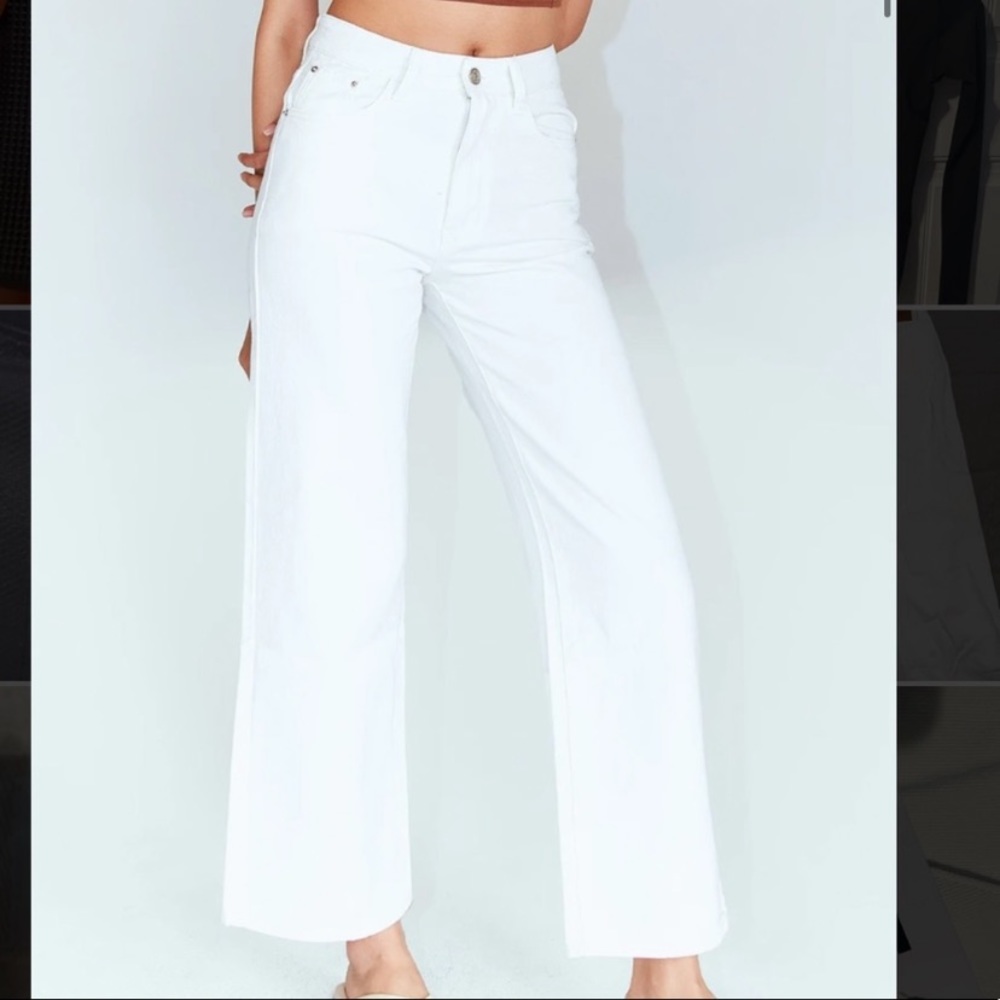 Princess Polly White Jeans (Henry Denim Jeans)